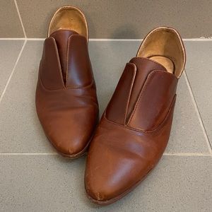Nisolo Emma d’Orsay Oxford shoe 8.5 in “Brandy”